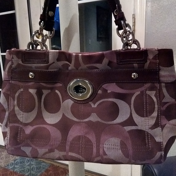 ***Sold*""Coach Purse - Picture 2 of 8